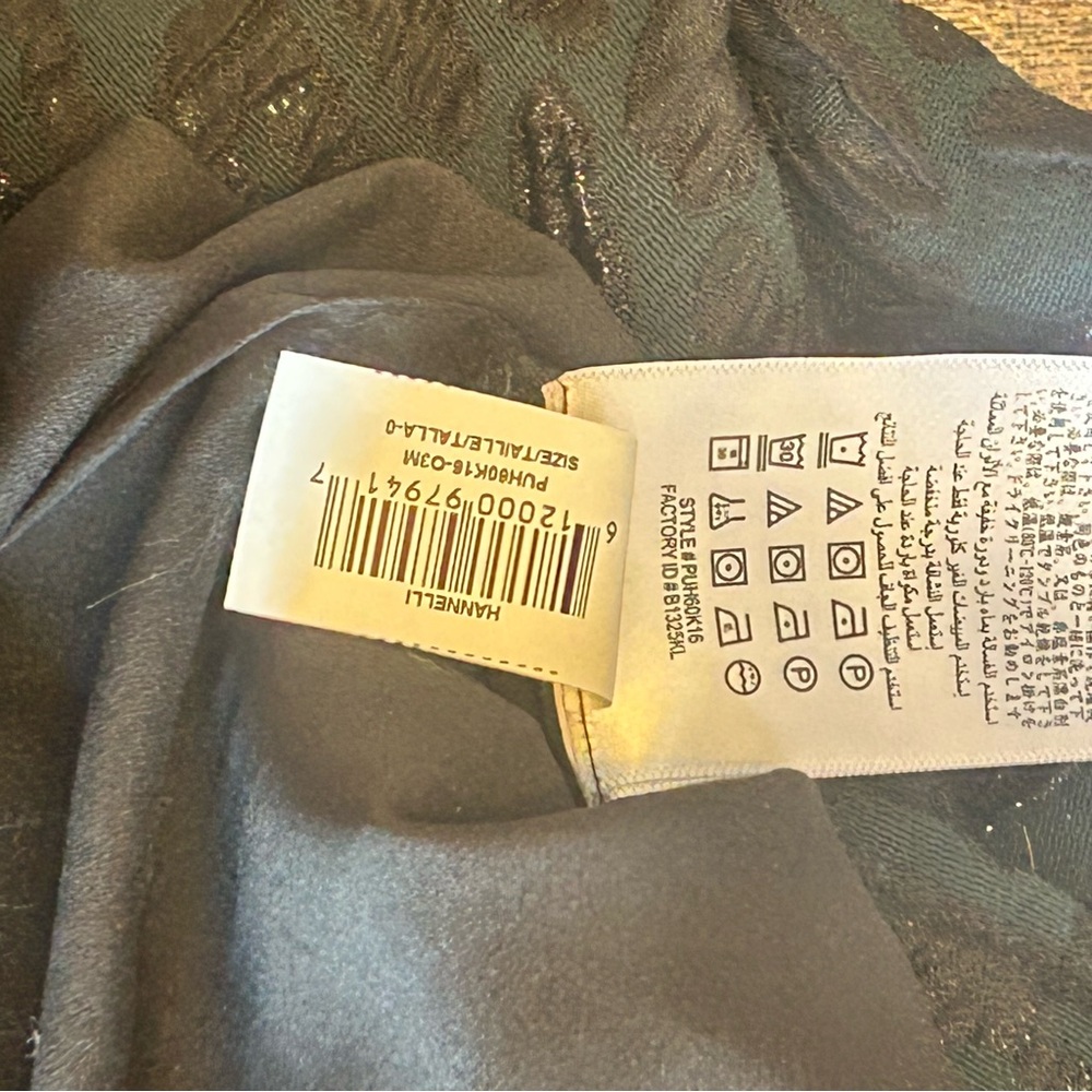 BCBGMaxAzria Dark Emerald Green & Black Sleeveless Mini Party Dress Size 0 - Picture 13 of 14